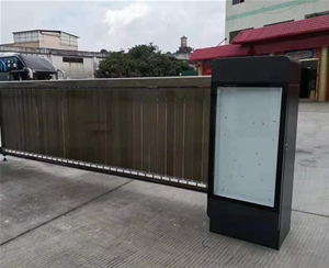 泰安社区广告道闸